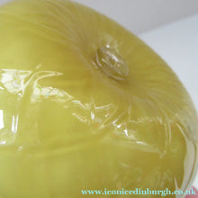 Load image into Gallery viewer, 1950s Glass Ball Candlestick, probably Swedish. Retailed by Wuidart Glass

