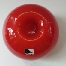 Load image into Gallery viewer, 1950s Glass Ball Candlestick, probably Swedish. Retailed by Wuidart Glass
