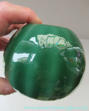 Load image into Gallery viewer, 1950s Glass Ball Candlestick, probably Swedish. Retailed by Wuidart Glass
