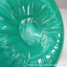 Load image into Gallery viewer, 1950s Glass Ball Candlesticks, probably Swedish. Retailed by Wuidart Glass
