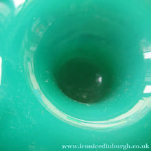 Load image into Gallery viewer, 1950s Glass Ball Candlesticks, probably Swedish. Retailed by Wuidart Glass
