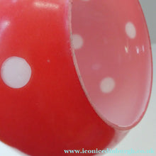 Load image into Gallery viewer, Vintage 1950s Glass Lamp Shade - Toadstool Design
