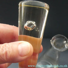 Load image into Gallery viewer, 1950s HOLMEGAARD Princess Tall Conical Decanter with Internal Bubble in Stopper
