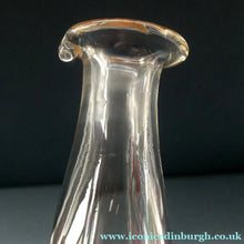 Load image into Gallery viewer, 1950s HOLMEGAARD Princess Tall Conical Decanter with Internal Bubble in Stopper
