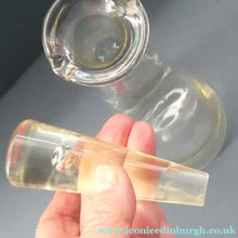 Load image into Gallery viewer, 1950s HOLMEGAARD Princess Tall Conical Decanter with Internal Bubble in Stopper
