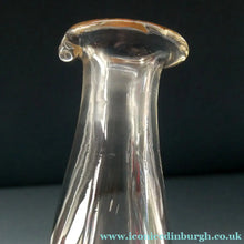Load image into Gallery viewer, 1950s HOLMEGAARD Princess Tall Conical Decanter with Internal Bubble in Stopper
