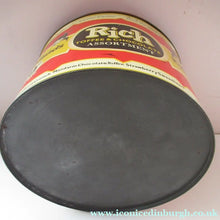 Load image into Gallery viewer, Vintage 1950s HUGE Rich Toffee &amp; Chocolate Assortment HOLLAND'S Tin
