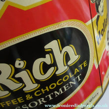 Load image into Gallery viewer, Vintage 1950s HUGE Rich Toffee &amp; Chocolate Assortment HOLLAND'S Tin
