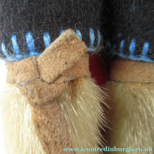 Load image into Gallery viewer, Vintage Mid Century Inuit Eskimo Doll with handmade felt clothes
