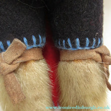 Load image into Gallery viewer, Vintage Mid Century Inuit Eskimo Doll with handmade felt clothes
