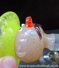 Load image into Gallery viewer, Vintage JF &amp; S CZECH Glass Decanter in the Form of a Little Mexican Gentleman Wearing a Yellow Sombrero
