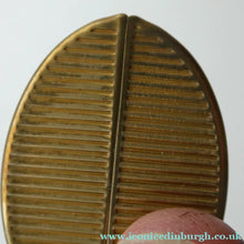 Load image into Gallery viewer, Vintage 1950s KIGU Barrel Cigarette Case or Lipstick Holder with Thistle Design
