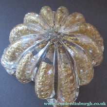 Load image into Gallery viewer, Large 1950s Barovier &amp; Toso MURANO 'Cordonato d'Oro' gold leaf glass bowl
