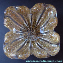 Load image into Gallery viewer, Large 1950s Barovier &amp; Toso MURANO 'Cordonato d'Oro' gold leaf glass bowl
