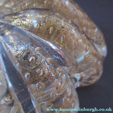 Load image into Gallery viewer, Large 1950s Barovier &amp; Toso MURANO 'Cordonato d'Oro' gold leaf glass bowl

