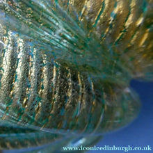 Load image into Gallery viewer, Large 1950s Barovier &amp; Toso MURANO 'Cordonato d'Oro' Gold Leaf Glass Basket
