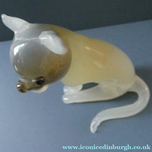 Load image into Gallery viewer, Large 1950s Murano Opalescent Glass SIAMESE CAT. Attributed to Archimede Seguso

