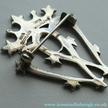 Load image into Gallery viewer, SCOTTISH SILVER. Large Vintage 1950s LUCKENBOOTH Brooch. Celtic Art Industries Mar
