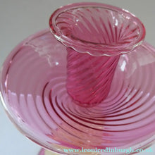 Load image into Gallery viewer, Vintage 1950s 1960s Seguso Salviati Dolphin Glass Candlestick
