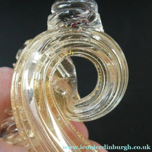 Load image into Gallery viewer, Vintage 1950s 1960s Seguso Salviati Dolphin Glass Candlestick
