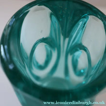 Load image into Gallery viewer, Vintage LENS or BULLET Vase (No. 914). Geometric Czech Art Glass by Rosice Glassworks, Sklo
