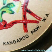 Load image into Gallery viewer, MASCOT Brand. Vintage 1950s POWDER COMPACT with Kangaroo Paw Flower (Australia
