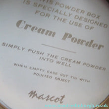 Load image into Gallery viewer, Vintage Mascot Powder Compact with Printed Dogstooth Pattern
