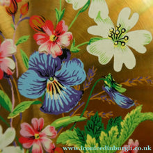 Load image into Gallery viewer, Vintage 1950s British POWDER COMPACT with Floral Design. Probably by MELISSA

