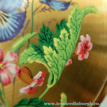 Load image into Gallery viewer, Vintage 1950s British POWDER COMPACT with Floral Design. Probably by MELISSA
