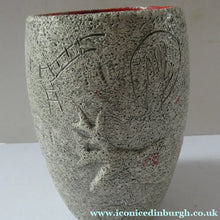 Load image into Gallery viewer, 1950s European Art Pottery Vase with Cave Art Design Francis Triay
