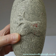 Load image into Gallery viewer, 1950s European Art Pottery Vase with Cave Art Design Francis Triay
