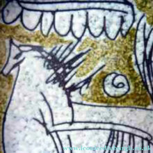 Load image into Gallery viewer, 1950s Mid-Century Italian Sgraffito Ceramic Dishes. Pair with Bull and Horse, Probably by FRATELLI FANCIULLACCI
