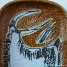 Load image into Gallery viewer, 1950s Mid-Century Italian Sgraffito Ceramic Dishes. Pair with Bull and Horse, Probably by FRATELLI FANCIULLACCI
