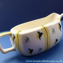 Load image into Gallery viewer, 1950s MIDWINTER Gravy Boat or Jug. Collectable FIESTA PATTERN. Designed by Jessie Tait in 1953
