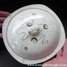 Load image into Gallery viewer, 1950s MIDWINTER Large Lidded TUREEN or Serving Bowl. Collectable FANTASY Pattern. Designed by Jessie Tait in 1953

