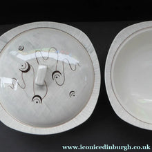 Load image into Gallery viewer, 1950s MIDWINTER Large Lidded TUREEN or Serving Bowl. Collectable FANTASY Pattern. Designed by Jessie Tait in 1953
