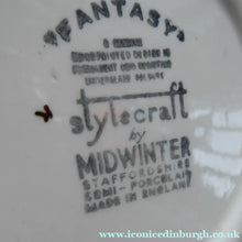 Load image into Gallery viewer, 1950s MIDWINTER Large Lidded TUREEN or Serving Bowl. Collectable FANTASY Pattern. Designed by Jessie Tait in 1953
