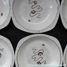 Load image into Gallery viewer, 1950s MIDWINTER Larger Bowls. Set of SIX. Collectable FANTASY Pattern. Designed by Jessie Tait in 1953
