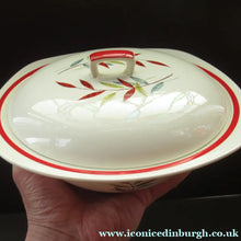 Load image into Gallery viewer, 1950s MIDWINTER Lidded Tureen or Serving Dish. Collectable HAWAII PATTERN
