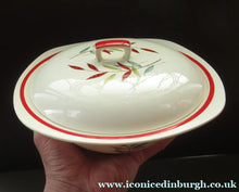 Load image into Gallery viewer, 1950s MIDWINTER Lidded Tureen or Serving Dish. Collectable HAWAII PATTERN
