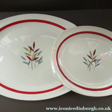 Load image into Gallery viewer, 1950s MIDWINTER Pair of Large Serving Platters. Collectable HAWAII PATTERN
