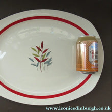 Load image into Gallery viewer, 1950s MIDWINTER Pair of Large Serving Platters. Collectable HAWAII PATTERN
