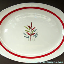 Load image into Gallery viewer, 1950s MIDWINTER Pair of Large Serving Platters. Collectable HAWAII PATTERN
