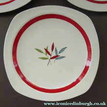Load image into Gallery viewer, 1950s MIDWINTER Set of SIX Dessert Plates. Collectable HAWAII PATTERN. 8 1/2 inches - British Ceramics
