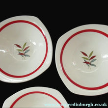 Load image into Gallery viewer, 1950s MIDWINTER Set of SIX Pudding Bowls. Collectable HAWAII PATTERN
