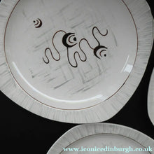 Load image into Gallery viewer, 1950s MIDWINTER Set of SIX Side Plates. Collectable FANTASY Pattern. Designed by Jessie Tait in 1953
