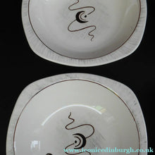 Load image into Gallery viewer, 1950s MIDWINTER Small Bowls. Set of SIX. Collectable FANTASY Pattern. Designed by Jessie Tait in 1953
