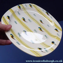 Load image into Gallery viewer, 1950s MIDWINTER Square Dessert Plates. Collectable FIESTA PATTERN. Designed by Jessie Tait in 1953
