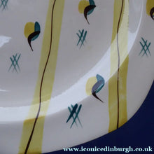 Load image into Gallery viewer, 1950s MIDWINTER Square Dinner Plates. Collectable FIESTA PATTERN. Designed by Jessie Tait in 1953
