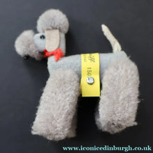 Load image into Gallery viewer, 1950s Miniature Steiff Grey Poodle. Original Steiff Label &amp; Button. 7 cm - Vintage Teddy Bear
